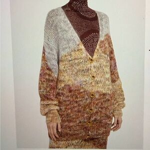 Ulla Johnson Handknit Agneta Multicolor Women's Sweater